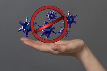 Corona Virus Healthcare Concept. Coronavirus protection Pandemic Sars Fever.