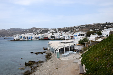 view of mykonos greece
