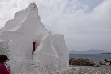 church in mykonos greece