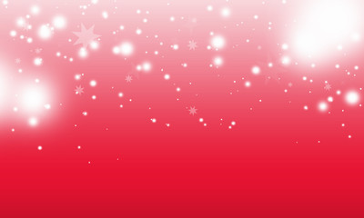 red background with stars