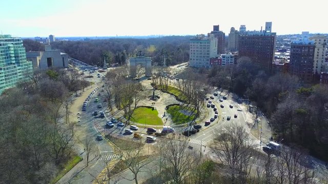 884-Aerial View of Grand Army Plaza