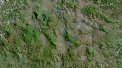 Comayagua, Honduras - outlined. Satellite