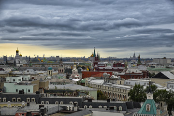 Naklejka na ściany i meble Panorama of Moscow