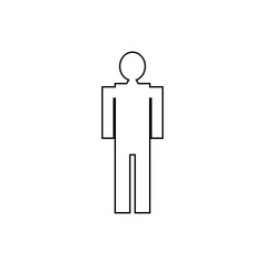 Man logo vector illustration design template