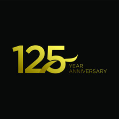 gold 125 logo icon design