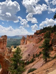 Mountain valley in Bryce Canyon, Utah