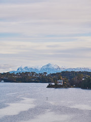 Fototapeta na wymiar Norwegen Fjord