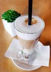 Coffee Cup with Cream .Coffee Time 