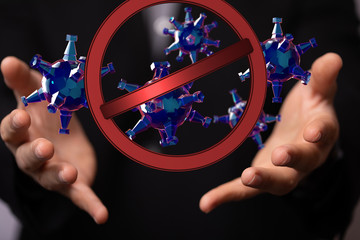 Corona Virus Healthcare Concept. Coronavirus protection Pandemic Sars Fever.