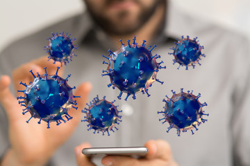 Corona Virus Healthcare Concept. Coronavirus protection Pandemic Sars Fever.