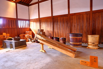 well preserved traditional government office in old town area of Hida-Takayama, Gifu, Takayama,...