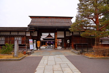 well preserved traditional government office in old town area of Hida-Takayama, Gifu, Takayama, Japan