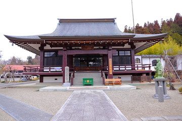 well preserved traditional temple in old town area of Hida-Takayama, Gifu, Takayama, Japan