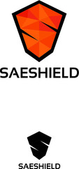 letter s shield logo template