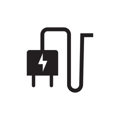 CHARGE CABLE ICON , POWER CABLE ICON