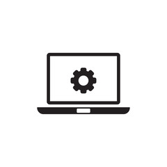 PC SETTING ICON , LAPTOP SERVICE ICON