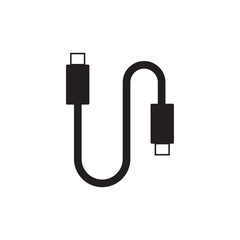 DATA CABLE ICON , USB ICON