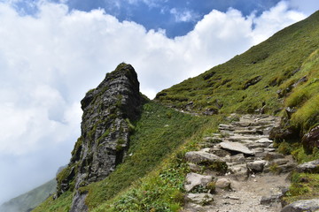 rocks in the mountains