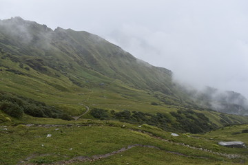 Fototapeta premium trek route, Rudranath