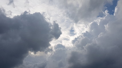 Obraz premium blue sky with clouds