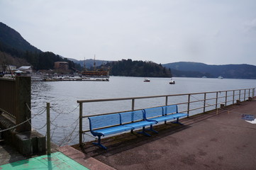 Obraz premium It is a picture of Hakone in Japan.It is a beautiful lake, Ashi-lake