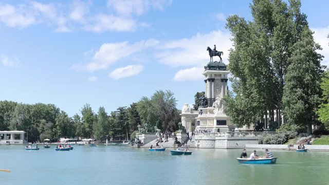 Estanque Grande del Retiro Madrid Spain