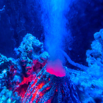 underwater volcano