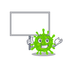 Flaviviridae cute cartoon character bring a boardx