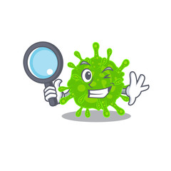 Flaviviridae in Smart Detective picture character design