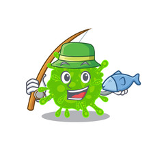 A Picture of funny Fishing flaviviridae design