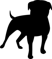 Dog animal black illustration animals wild vector black icon symbol