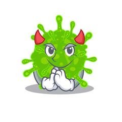 A picture of flaviviridae in devil cartoon design