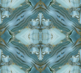 Gemstone Kaleidoscope Allover Pattern Tile