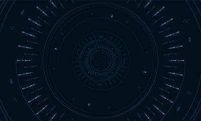 Abstract Light out technology background Hitech communication concept innovation background  vector design