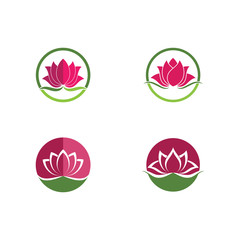 beauty lotus flower vector icon design