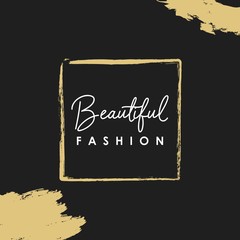 Beautiful fashion logo with premium style