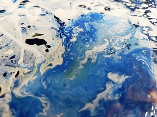 Abstract of natural luxury The style combines the whirlwind of the ocean of blue agate.