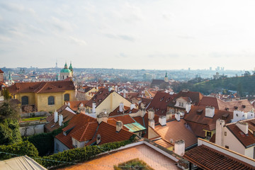Fototapeta na wymiar Czech Cesky Kromlov panoramic view