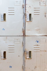 Old locker with rust