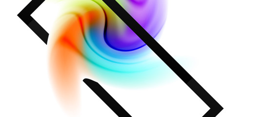 Abstract background, fluid mixing gradient liquid style colors composition. Vector Illustration For Wallpaper, Banner, Background, Card, Book Illustration, landing page