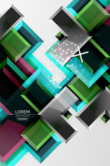 Metal arrow shape background. Abstract geometric background with 3d effect composition For Wallpaper, Banner, Background, Card, Book Illustration, landing page