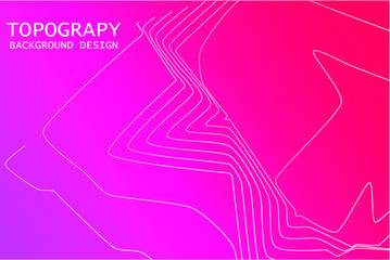 background of the topographic map. Topography relief. Topographic map lines, contour background.Outline cartography landscape.
Modern poster design. Trendy cover with wavy colorful lines