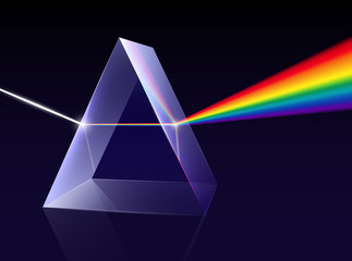 Prism Light Spectrum Composition - obrazy, fototapety, plakaty