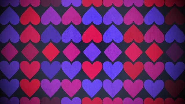 motion colorful hearts pattern abstract background elegant and luxury dynamic geometric style template 