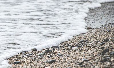 stones on the beach