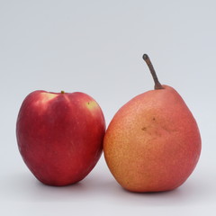 New Zealand apple on white background