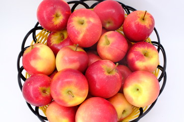 New Zealand apple on white background