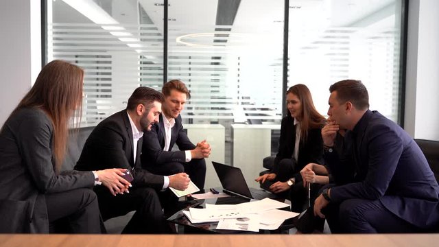 Business People Meeting Communication Discussion Working Office Concept