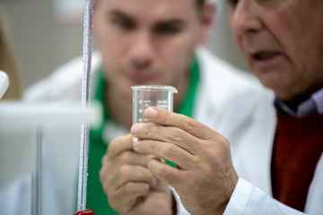 Laboratory scientist working at lab 