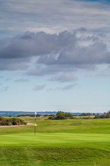 Fototapeta na wymiar Golf course in France